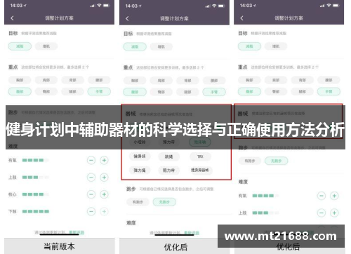 健身计划中辅助器材的科学选择与正确使用方法分析